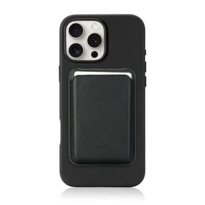 Cover Iphone 16 Pro Max Magsafe Case + Wallet Stand Torrii Koala - Black
